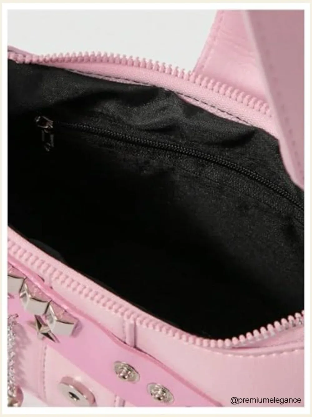 Y2K Star Embroidery Mini Chain Hobo Handbag Purse Crossbody Shoulder Bag